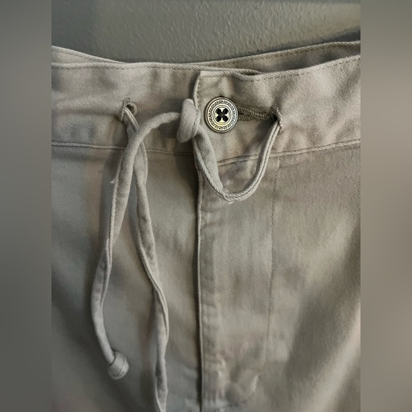 Cherokee long skirt pockets beige Cotton Women’s XL Vintage Fitted Maxi w/Slit - Picture 5 of 9